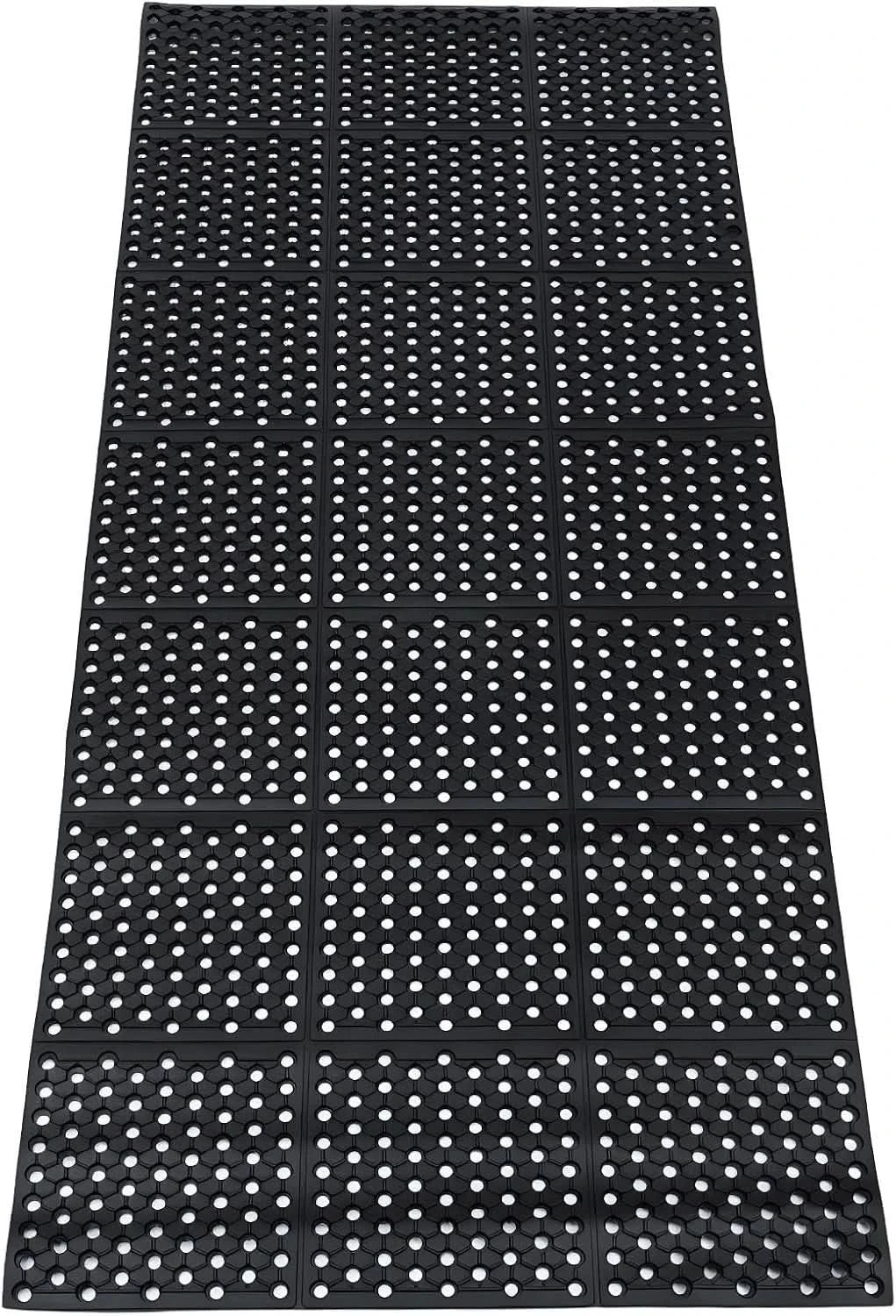 CROWNSHOP Rubber Mat, Extra Large Non Slip Mat 210X90 cm – 10mm Heavy Duty Rubbe