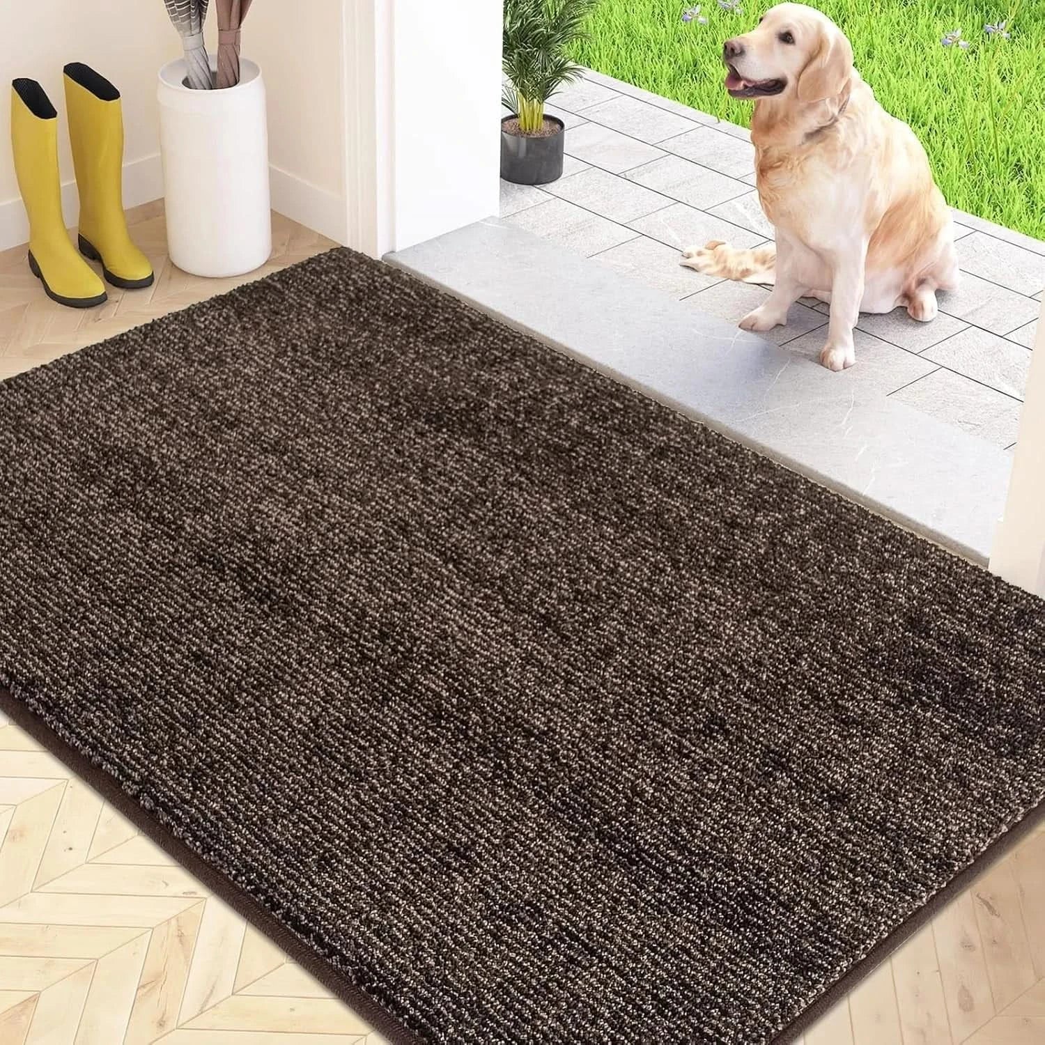 FCSDETAIL Dirt Trapper Door Mat 80x120cm Non-Slip Washable