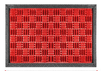 Dirt Trapper Door Mat Indoor Outdoor Rubber Floor Mat Washable Non-Slip 40x60cm