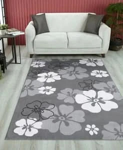 Brand new Modern Flower Design Rugs Large Small Living Room Uk Blossom Mat