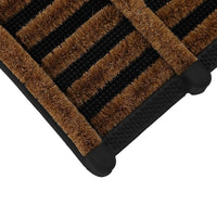 JVL Outdoor Nimbus Boot Scraper Coir Doormat with Rubber Backing 30x35cm