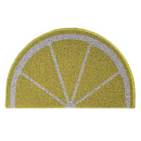 NEW Lemon Half-Moon Summer Front Door Mats Welcome Non-Slip Novelty Door Mat