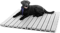 Kennel Deck dog kennel plastic outdoor dog pen floor 2 pieces of 2' x 4'