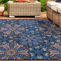 Cassidy Floral Bohemian Non-Slip Area Rugs Indoor Outdoor Rugs Or Runner Rug