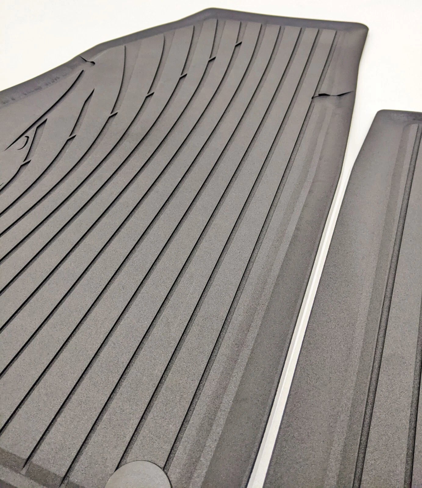 Porsche 981 982 718 Boxster Cayman All Weather Rubber Floor Mats Black 2012-2024