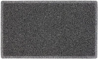 JVL GREY MUD GRABBER INDOOR OUTDOOR ENTRANCE SELF CLEAN DOOR MAT 45CM X 75CM