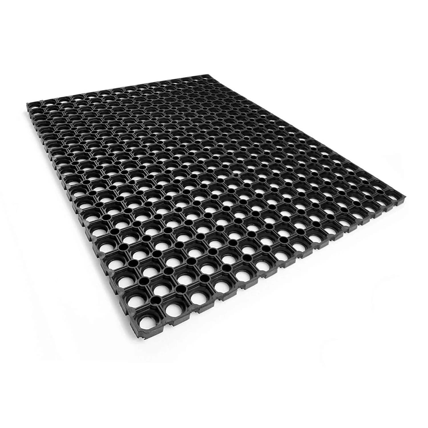 Heavy Duty Slip-Resistant Large Rubber Door Mat Entrance Carpet Rug Drainage
