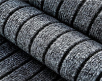 Heavy Duty Non Slip Rubber Door Mat Indoor Outdoor Washable Grey