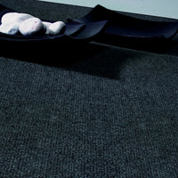 Anthracite Entrance Matting - Ribbed Door Mat - Reception Doorway - Brown Black
