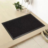 2PK Large Heavy Duty Rubber Barrier Non Slip Door Mat Runner Rugs Back Hall