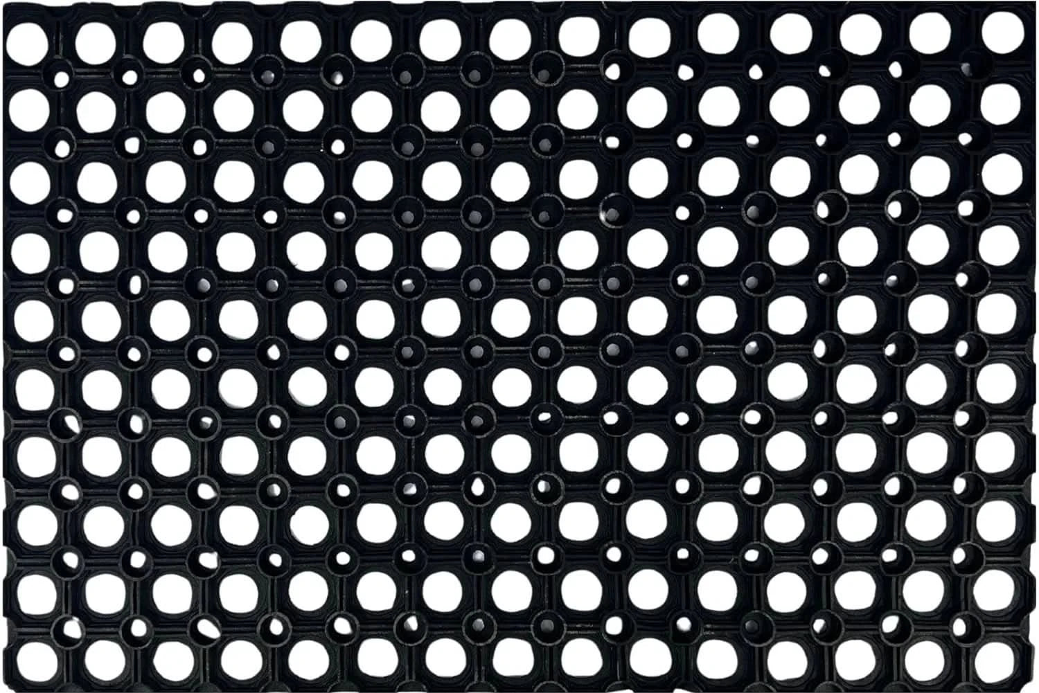 Industrial-Style Non-Slip Door Mat 150x100cm - Strong Rubber & Easy Maintenance