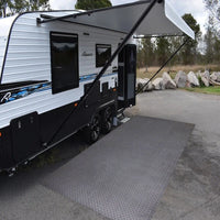 Large Black Caravan Awning Floor Mat Foam Garden Mats Camping 10mm Thickness