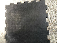 Interlocking Rubber Gym mat 1mx1mx12mm solid rubber interlocking
