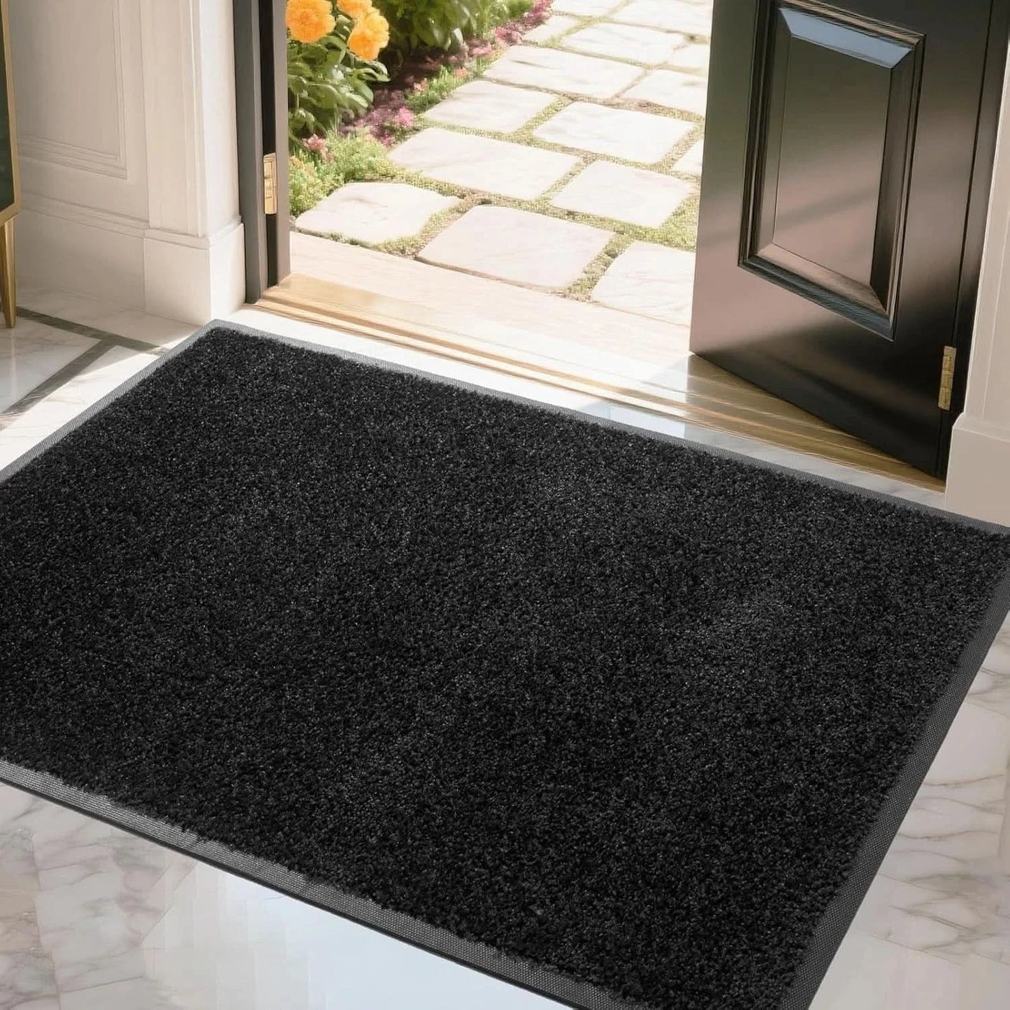 Large Heavy Duty Non Slip Rubber Back Door Mat Hallway Kitchen Floor Rug Barrier