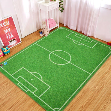 3D Green Playground ZHUB6962 Game Non Slip Rug Mat Photo Carpet Zoe
