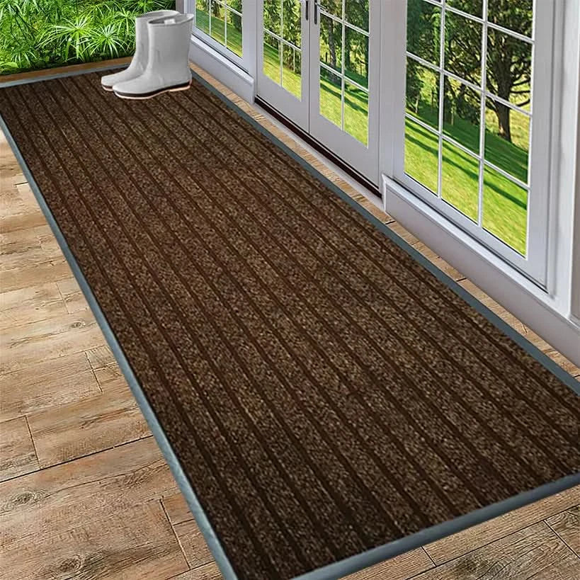 Heavy Duty Rubber Barrier Mat Small Large Door Mat Hallway Runner Kitchen Rugs.