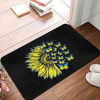 Kitchen Mat Ukrainian Sunflower Art Balcony Carpet Entrance Door Home Decorative