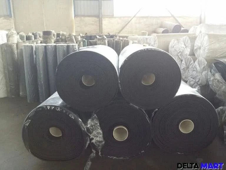Long Run Rubber mats Industrial units gym mat Roll 2.1m wide and upto 15m