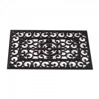 Rubber Cast Outdoor Mat Heavy Duty Non Slip Doormat Scrap Entrance Floor Rug