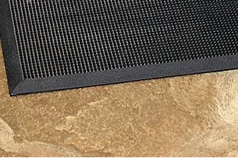 FINGER-TIP Heavy Duty Strong Entrance Rubber Door Mat Safe Anti Slip Doormats