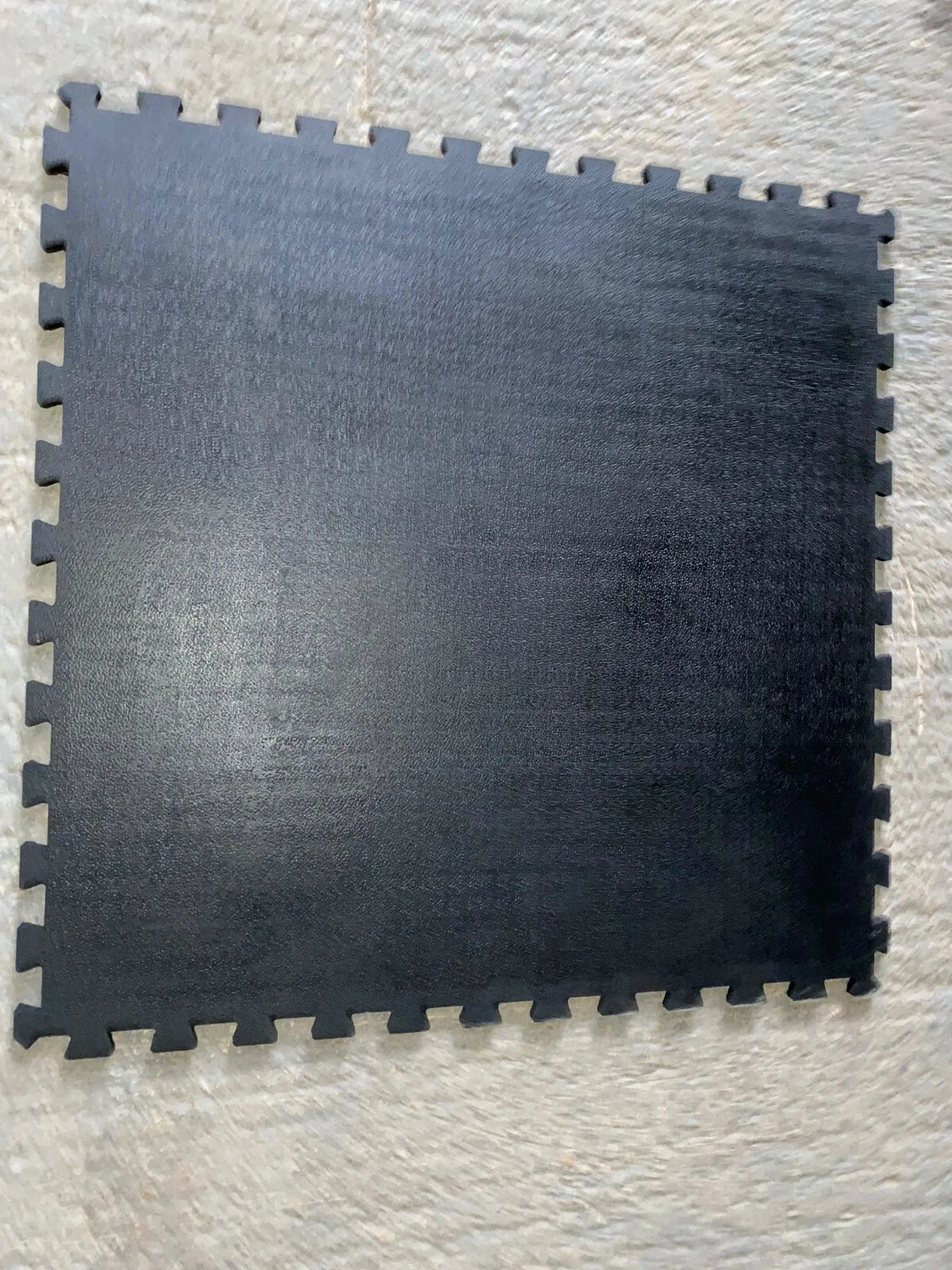 Rubber Gym/ Garage/ workshop/ exercise interlocking mat 1mx1mx15mm edging
