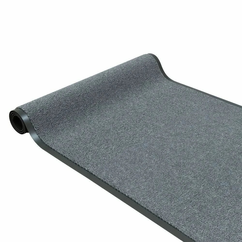 Heavy Duty Rubber Mat With PVC Edge Door Entrance Barrier Hard Wearing Large Rug