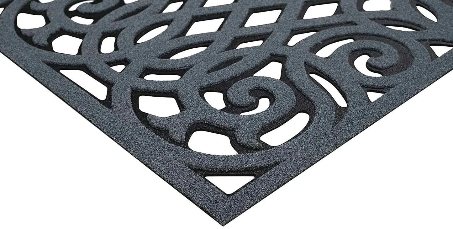 Victorian Style Premium Eco-Friendly Doormat Barrier Dirt Trapping Mats Outdoor
