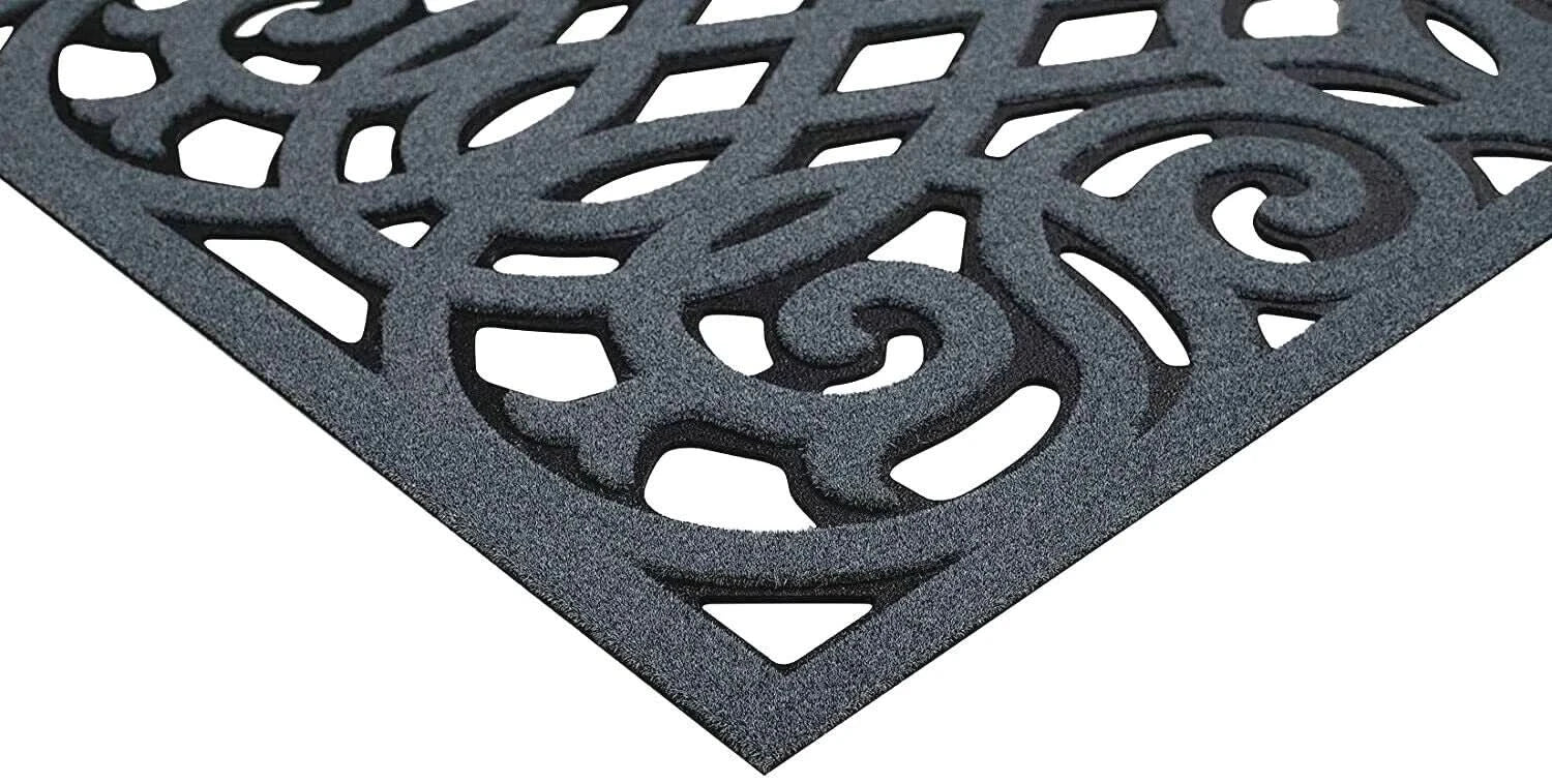 Victorian Style Premium Eco-Friendly Doormat Barrier Dirt Trapping Mats Outdoor