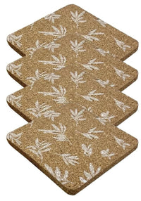 Set of 4 Botanical Design 4 Placemats & 4 Coasters Table Mats Place Mat Kitchen