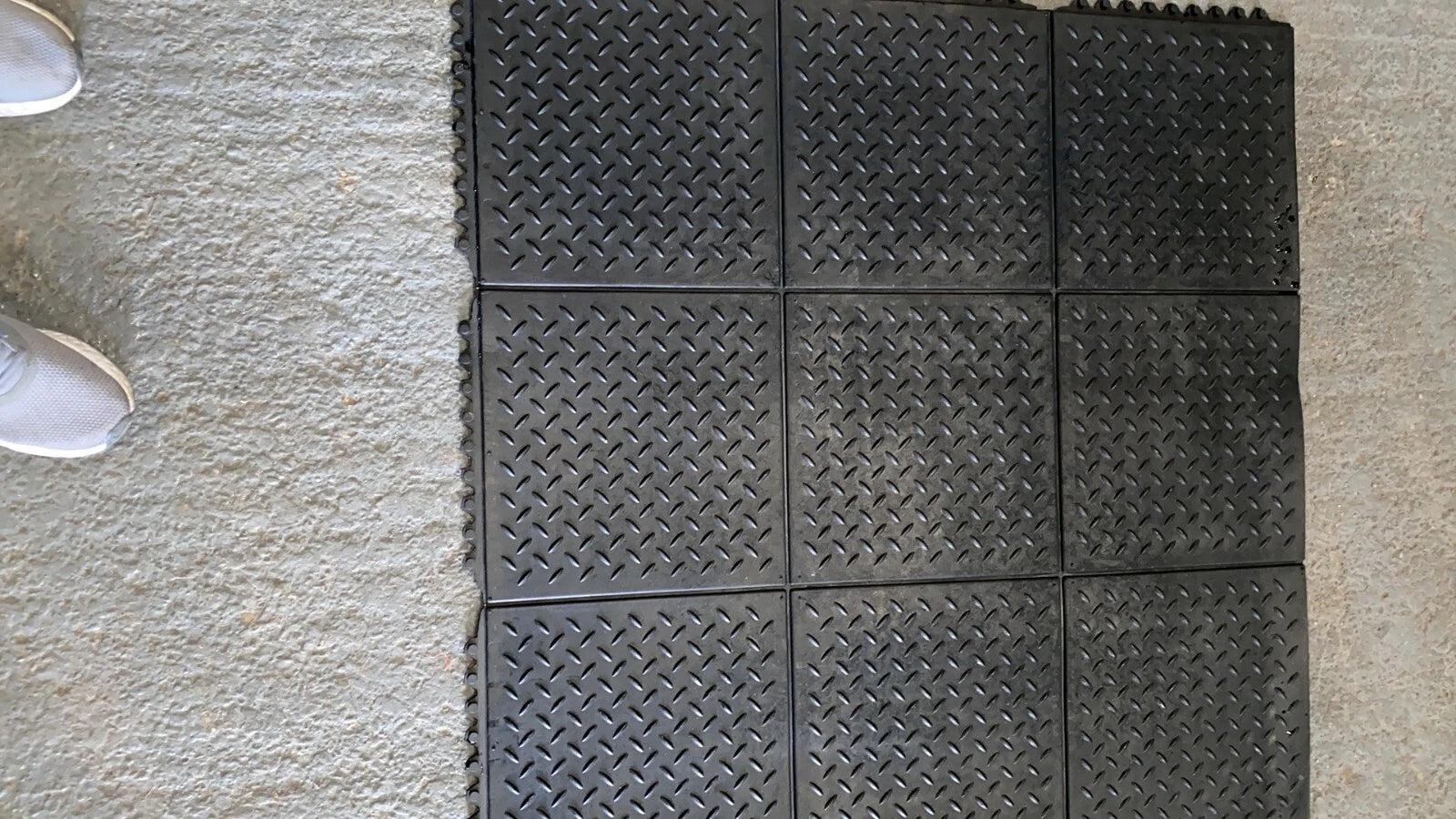 Checker interlocking Gym Mats 3’x3’x12mm