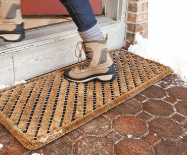 Heavy Duty Boston Door Mat Doormat Scraper Indoor Outdoor Wire Brush Coir Mat