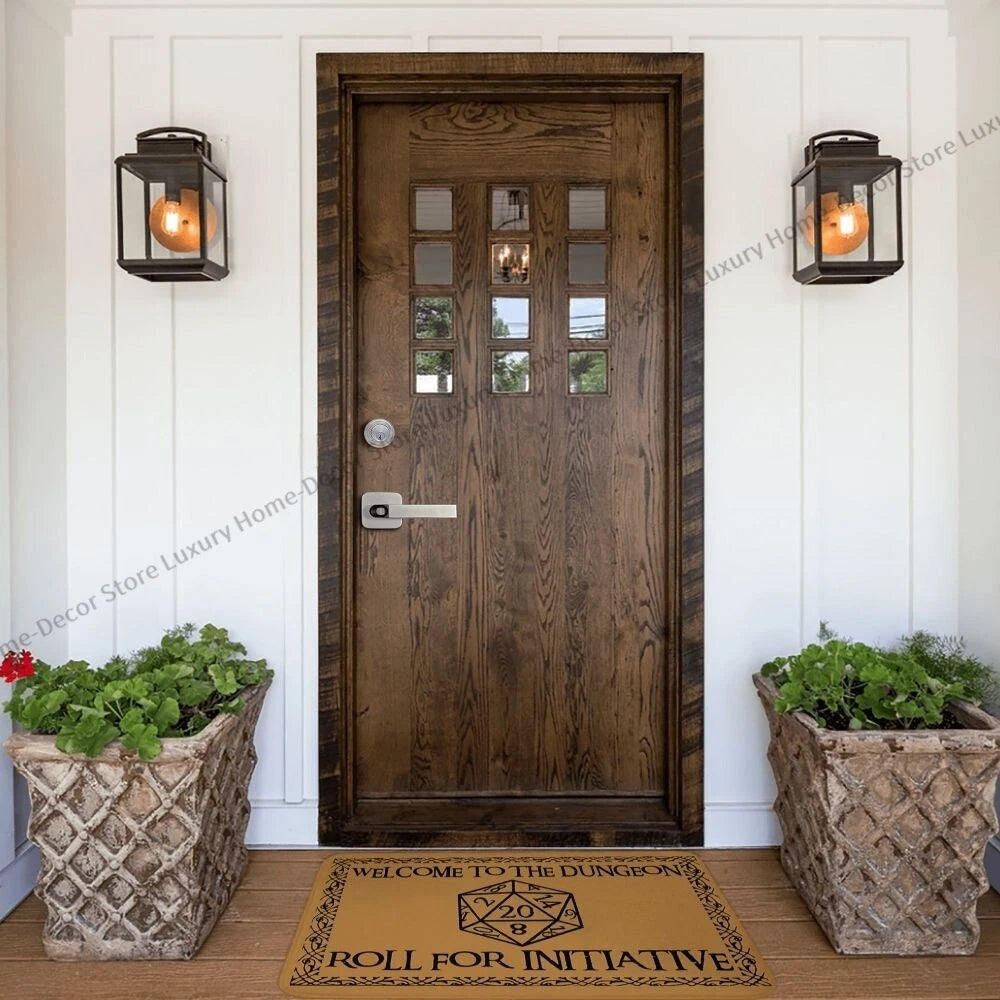 Doormat Kitchen Mat Welcome To The Dungeons Roll For Initiative Balcony Carpet