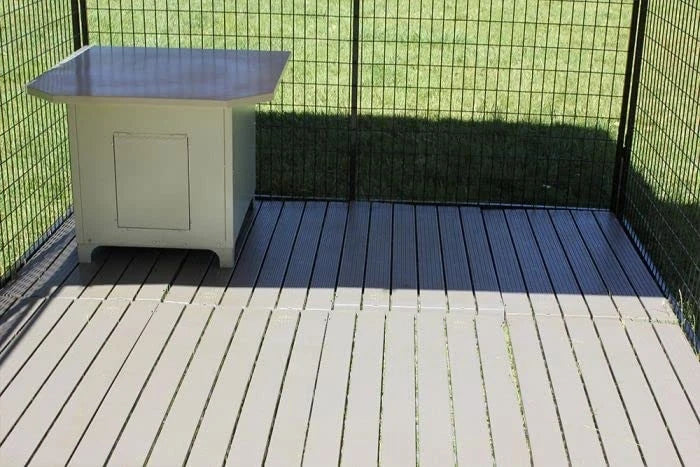 Cove Products Single Large 2 X 4 Raised Dog Kennel Run Flooring Panel Gray