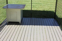 Cove Products Single Large 2 X 4 Raised Dog Kennel Run Flooring Panel Gray