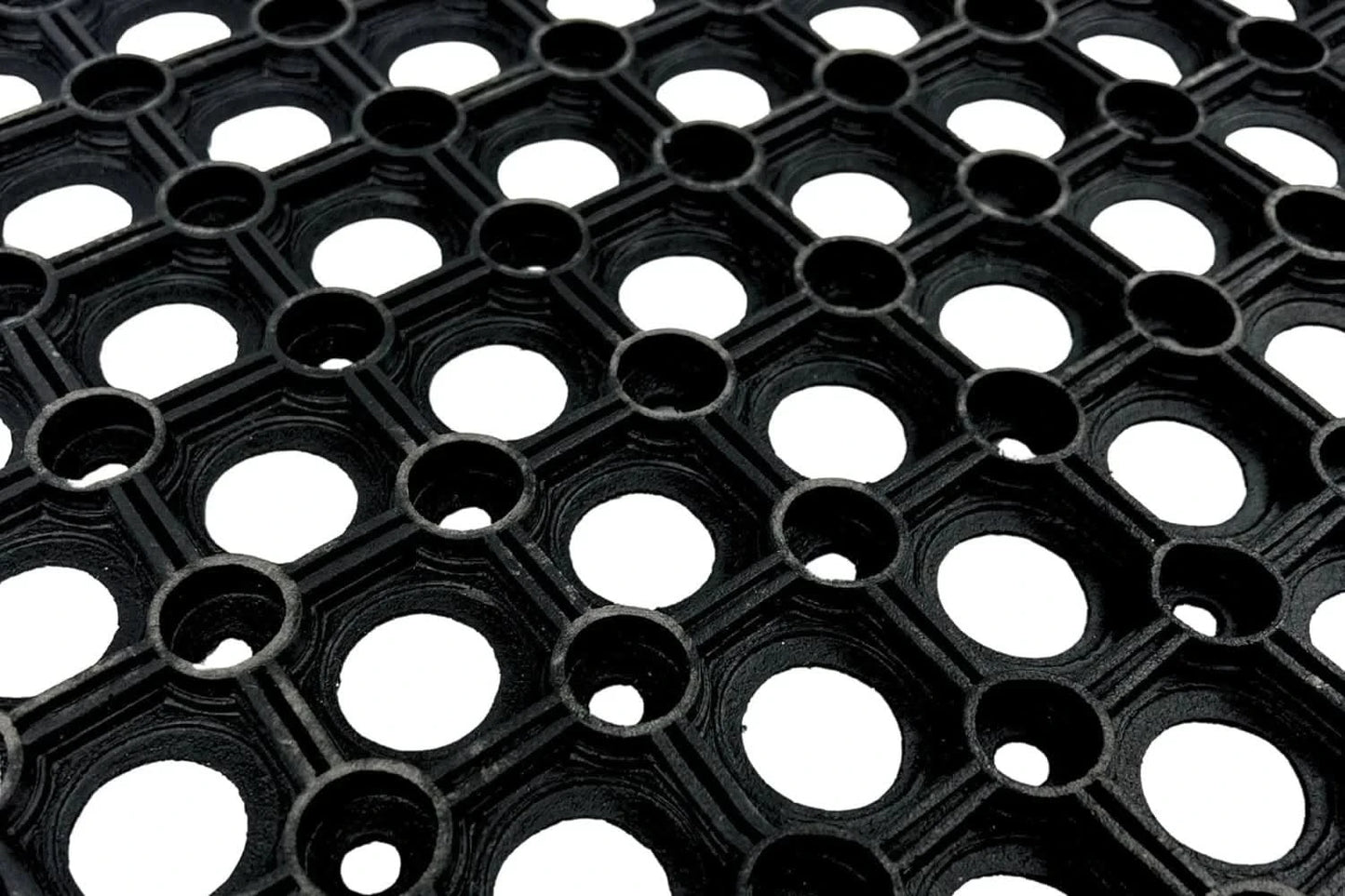 Industrial-Style Non-Slip Door Mat 150x100cm - Strong Rubber & Easy Maintenance