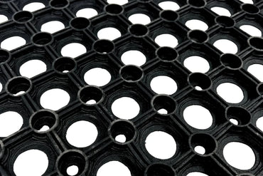 Industrial-Style Non-Slip Door Mat 150x100cm - Strong Rubber & Easy Maintenance
