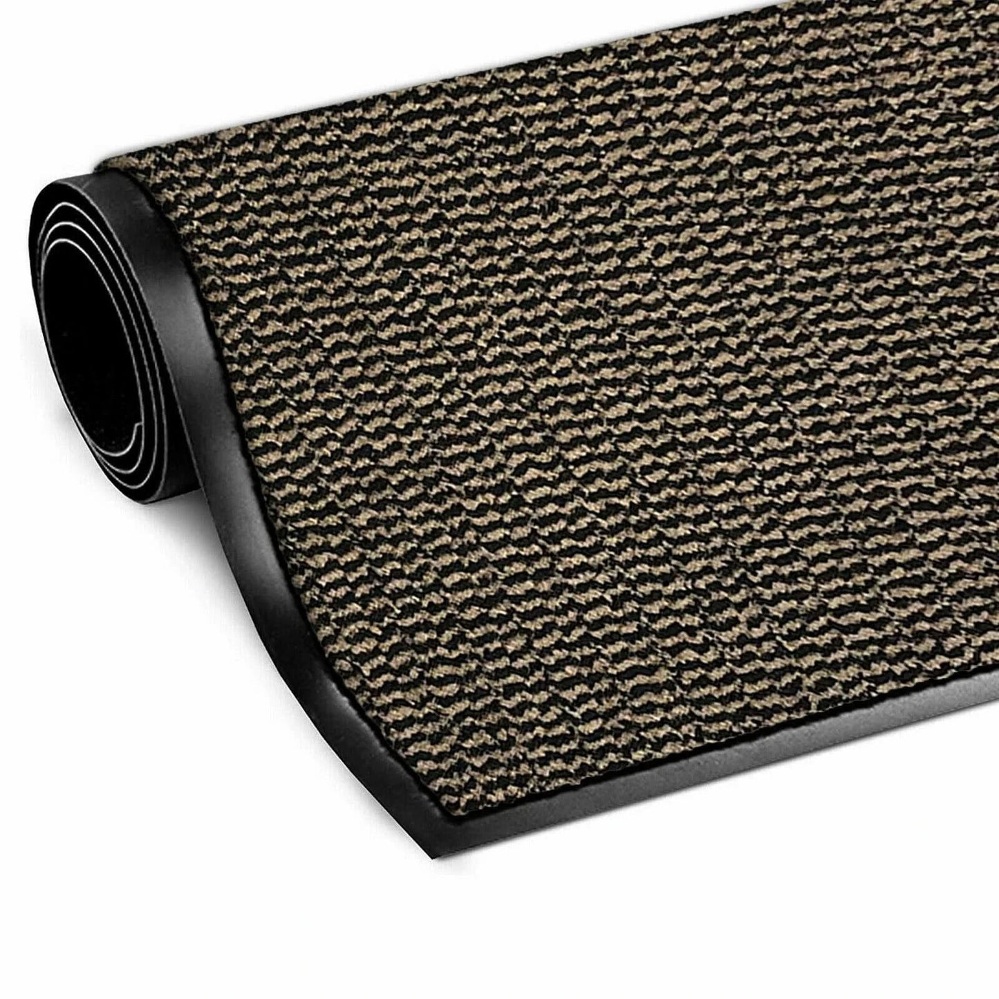 Rubber Barrier Door Mat PVC Edge Entrance Hard-Wearing Heavy-Duty Dust Large Rug