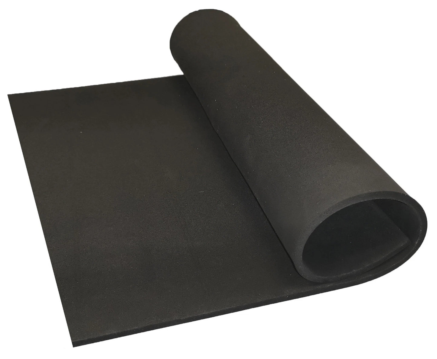 BLACK NEOPRENE PLAIN SPONGE/FOAM RUBBER SHEET 1M WIDE X 1.5mm - 12mm THICK