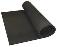 BLACK NEOPRENE PLAIN SPONGE/FOAM RUBBER SHEET 1M WIDE X 1.5mm - 12mm THICK