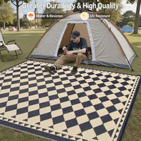 Outdoor Rug for Patios Clearance,Waterproof Mat,Large Outside