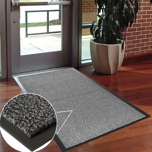 Dirt Trapper Door Mat Heavy Duty Non-Slip Washable Entrance Rug Indoor & Outdoor
