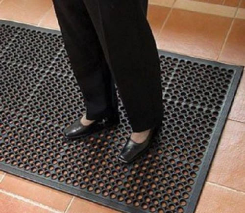 Heavy Duty Industrial Rubber Safety Floor Mat Anti-Fatigue 12mm 5’ x 3’