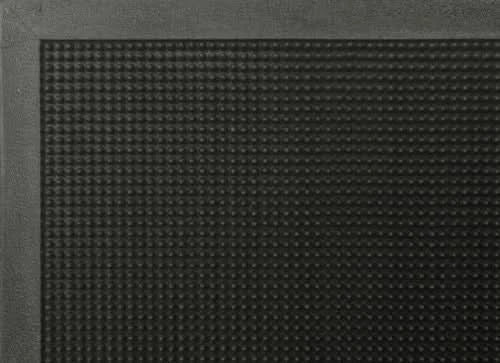 DIRT CATCHER Heavy Duty Finger-Tip Rubber Entrance mat 600mm x 800mm