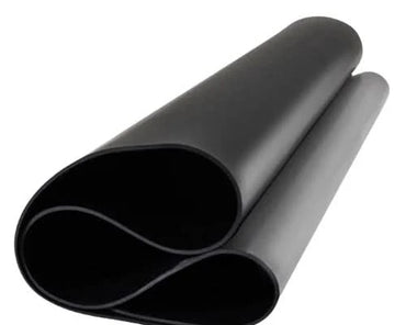 Black Heavy Duty Rubber Garage, Gym, Camper Van Mat, 1mm Flooring Insulation, 2m