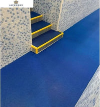 BWKJMY Non Slip Drainage Outdoor Rubber Matting 300 300 x 90 cm (Roll), Blue