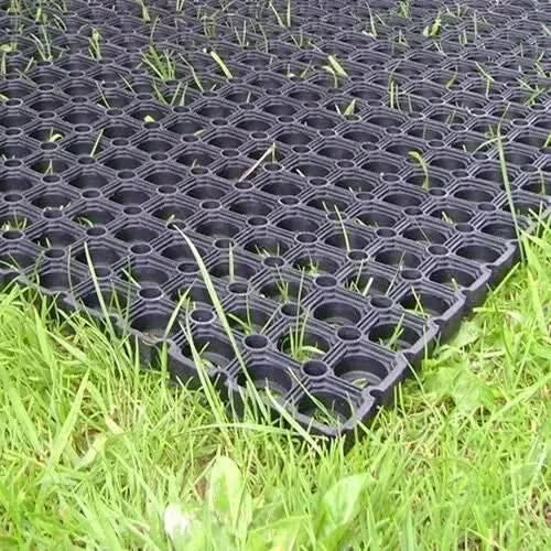 2x Heavy Duty Rubber Grass Protection Mats 22mmx 1.5m x 1m– Free Pegs & Delivery