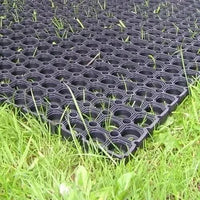 2x Heavy Duty Rubber Grass Protection Mats 22mmx 1.5m x 1m– Free Pegs & Delivery