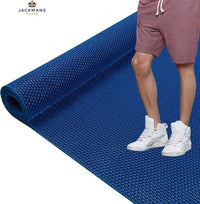 BWKJMY Non Slip Drainage Outdoor Rubber Matting 300 300 x 90 cm (Roll), Blue