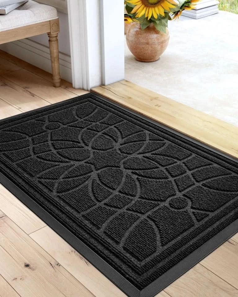 DEXI Door Mat 44 x 75 cm, Rubber Backing Dirt Trapper, Heavy Duty Non-Slip