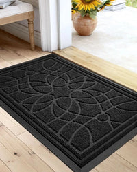 DEXI Door Mat 44 x 75 cm, Rubber Backing Dirt Trapper, Heavy Duty Non-Slip